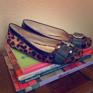 Dolce & Gabana Calf Hair Leopard Loafers